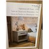 Image 2 : Nightstand With Power Grey 25"h x 24"w x 16"d