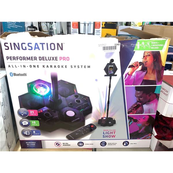 Singssation Performer Deluxe Pro All in One Karaoke System
