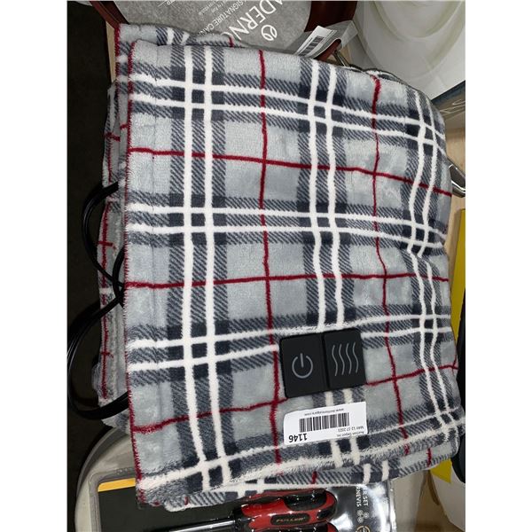 Brookstone Heated Throw - Out of Box 50"x60"