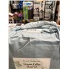Image 3 : Royal Elegance Organic Cotton Sheet Set 500 Thread Count Queen Size