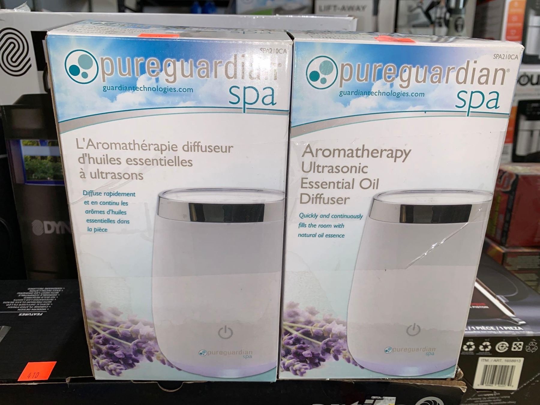 Pure Guardian Spa Aromatherapy Ultrasonic Essential Oil Diffuser Lot of 2