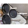 Image 2 : Blue Diamond Triple Steel Skillet Set, 3-piece - Induction Friendly