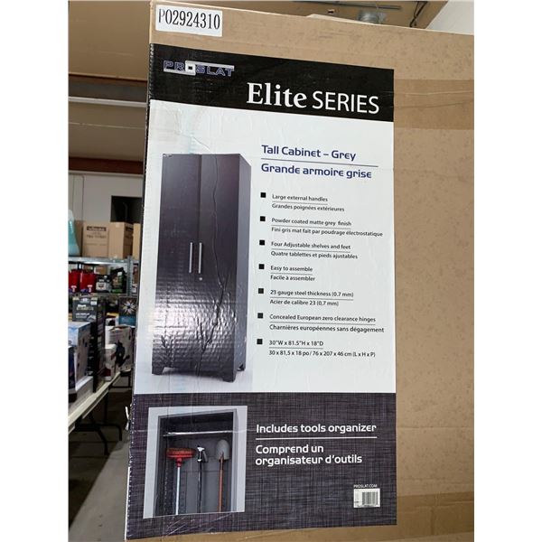 ProSlat Elite Series Tall Cabinet Grey 30"w x 81.5"h x 18"d