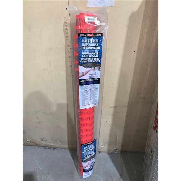 Quest Better Barriers Drift Control 4' x 50' Snow Fence