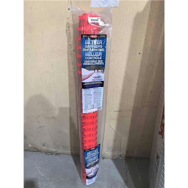 Quest Better Barriers Drift Control 4' x 50' Snow Fence