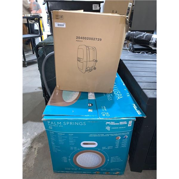 SaluSpa Palm Springs AirJet Inflatable Hot Tub Spa (4-6 person)