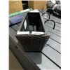 Image 2 : Brown 20-in Wicker Balcony Planter