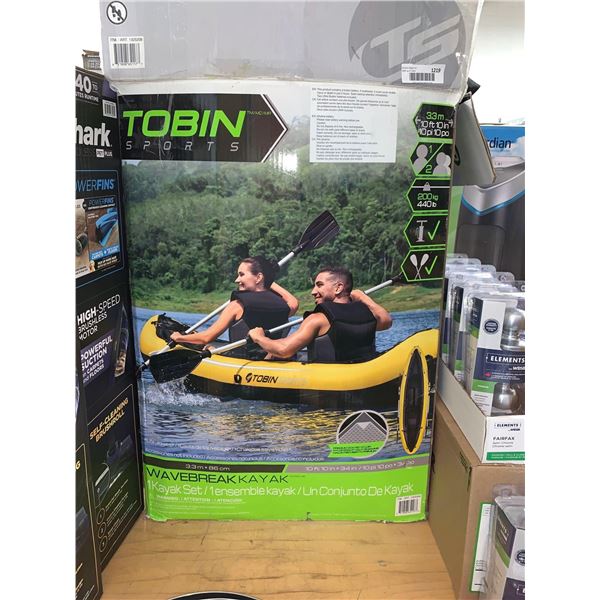 Tobin Sports Wavebreaker 1 or 2 Person Kayak 10' 10" x 34"