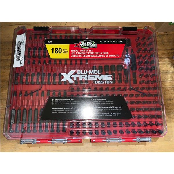 Blu-Mol Xtreme Impact Driver Set 180pcs