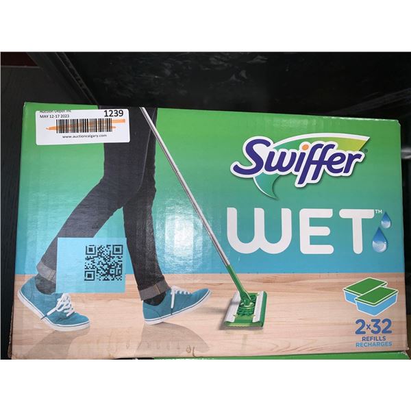 Swiffer Wet Mopping Cloths 2 x 32 Refills