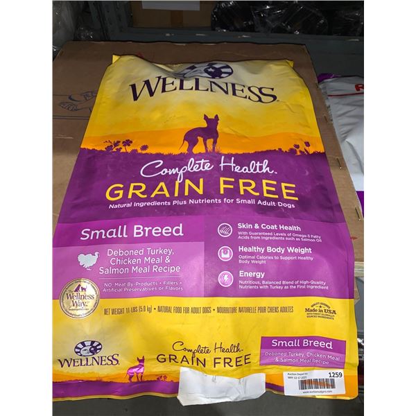 Wellness Complete Health Grain Free Small Breed 11lb bag