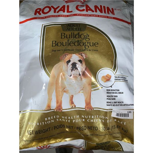 Royal Canin Bulldog Breed Health Dog Kibble 30 Lbs
