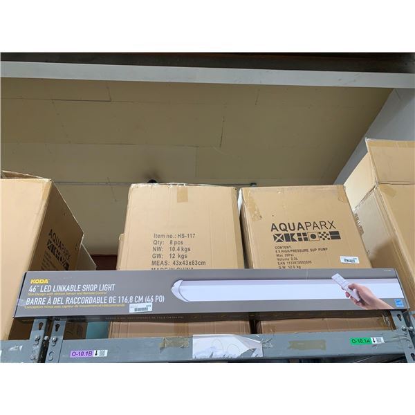 Koda 46" LED Linkable Shop Light Slim Design w/ Motion Sensor & Remote Control