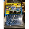 Image 2 : CobraTap Concrete Screws 1/4"x2 3/4" Box of 25 Lot of 5 Boxes