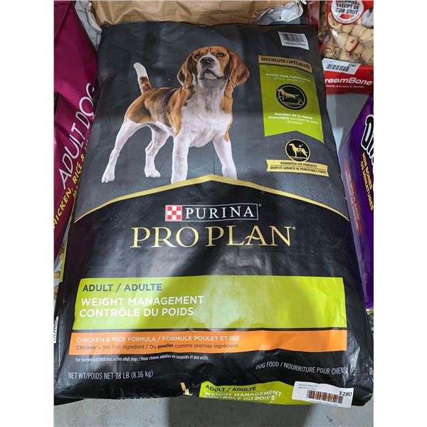 Purina Pro Plan Chicken & Rice Formula For Overweight & Less Active Dogs 18lb Bag