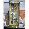 Image 1 : Weiser Locks Solid Forged Brass Entry Door Set with Smart Key