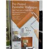Image 2 : Pre-Pasted Paintable Wallpaper 57.75Sq Ft