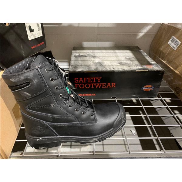 Dickies Men's Size 11-  8" Blaster Steel Toe Work Boot- ST CP ESR D8325 - Black