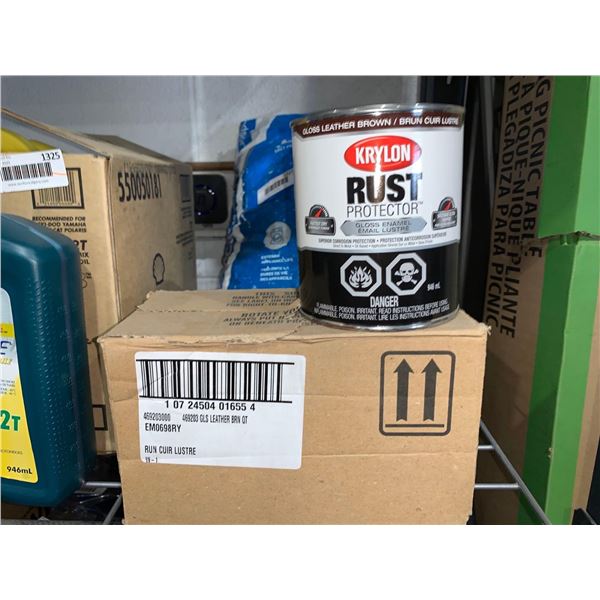 Krylon Rust Protector Gloss Leather Enamel Pain 2X 946ml