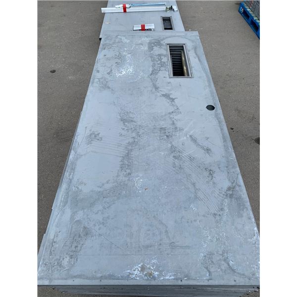 NEW - Metal Fire Rated Door As Seen in Photo - FR- 45 Min 3' W x 7' H - FR- 90 Min