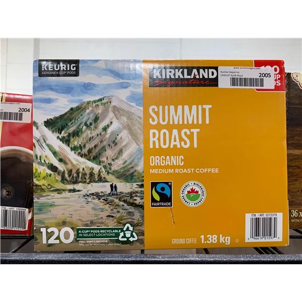 Kirkland Summit Medium Roast 120 Pods (1.38KG)