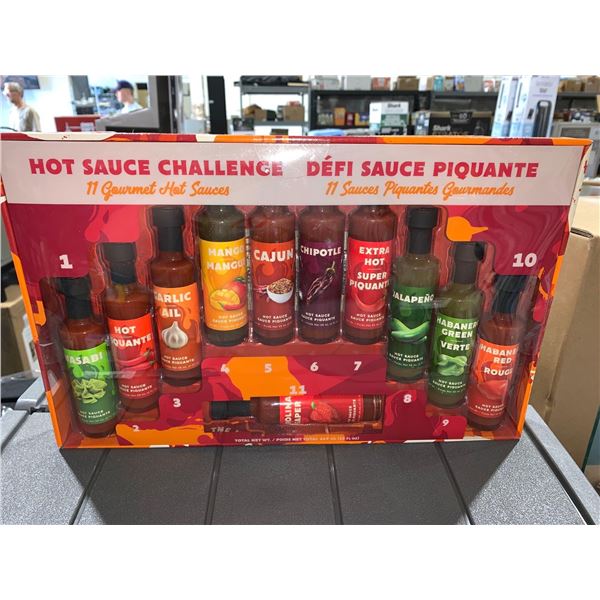 Hot Sauce Challenge 11 Pack Gourmet Hot Sauce Set 11x59ml