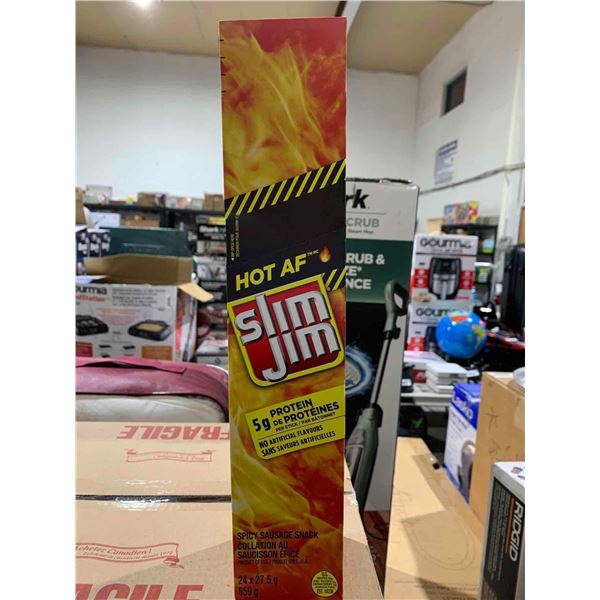 Hot AF Slim Jim Spicy Sausage Sticks (24 x 27.5g)