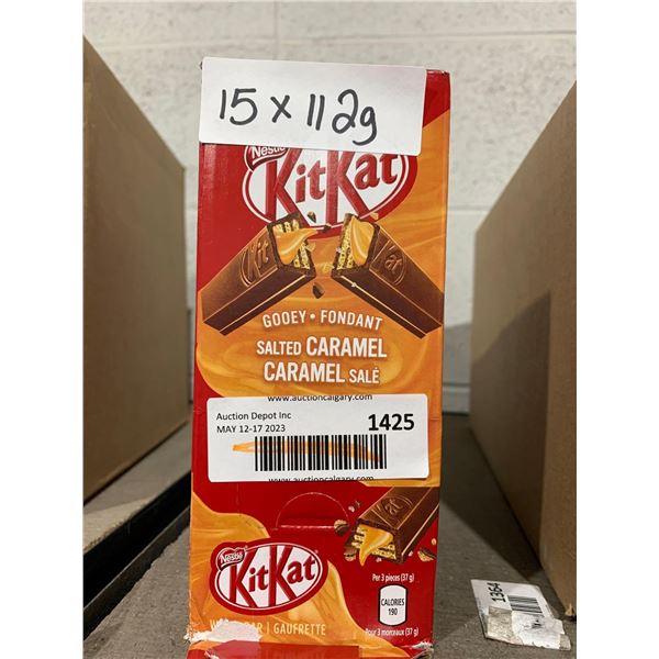 KitKat Gooey Salted Caramel Candy Bars 15x112g