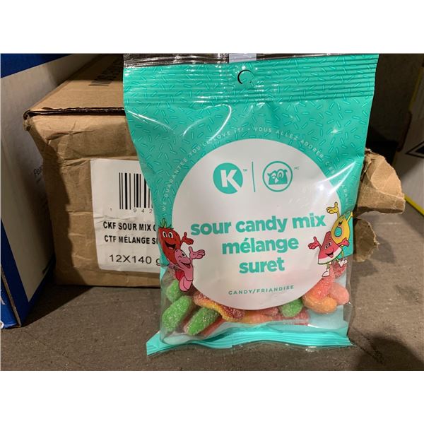 Circle K Sour Candy Mix 12x140g