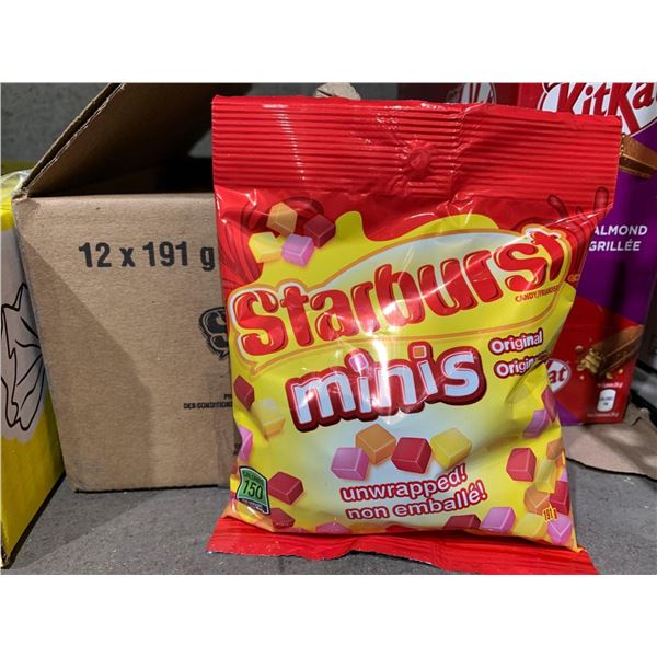 Starburst Minis Candies 12x191g