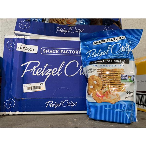 Snack Factory Original Pretzel Crisps 12x200g