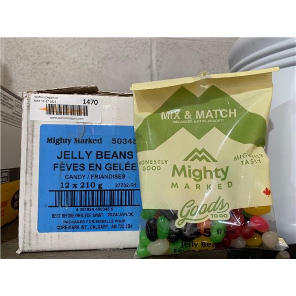 Mighty Marked Jelly Beans 12x210g