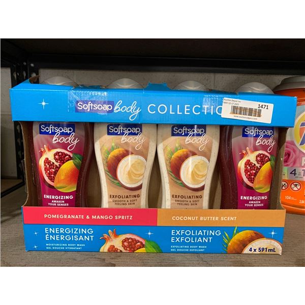Softsoap Body Assorted Pack Shower Gel 4x591ml