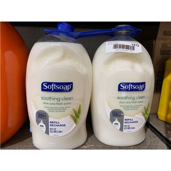 Softsoap Soothing Clean Refills 2x2.36L