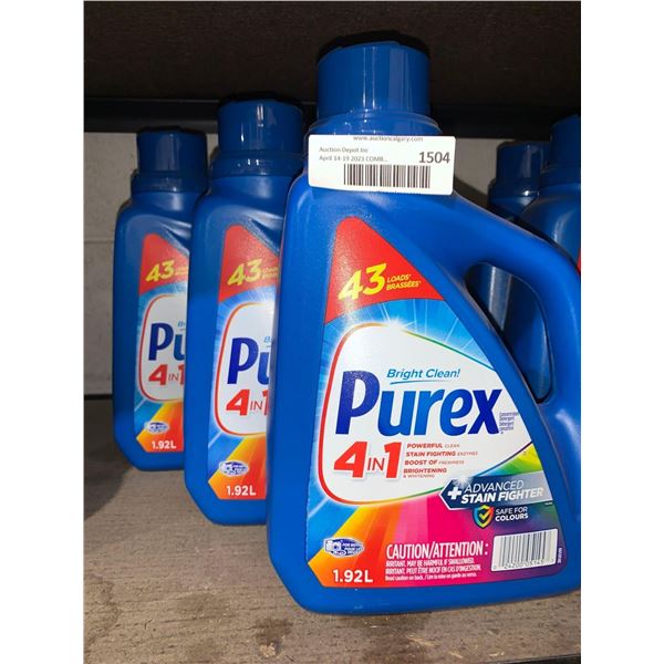 Purex 4 in 1 Laundry Detergent 3 x 1.92L