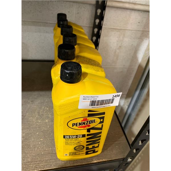 Pennzoil  SAE 5W-20 Synthetic Blend Motor Oil 6x946ml