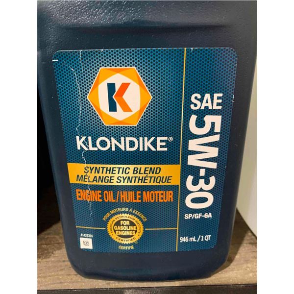 Klondike Synthetic Blend Engine Oil SAE 5W-30 6x946ml