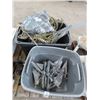 Image 1 : Pallet of Asst. Boat Anchors, Fishing Rod Holders & Gauge Dash