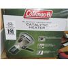 Image 2 : Lot of Coleman Catalytic Heater, Husky Bow Saw w/Blades, Hatchet