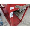 Image 2 : Rolling Red Metal Mechanics 2 Shelf Tool Cart