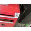 Image 2 : Red Rolling 2 Drawer Cabinet Base Toolbox