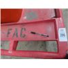 Image 2 : Red Uline Rolling 2 Shelf Cart
