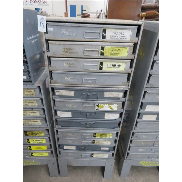 Kimball Midwest Metal Storage Bins Stack