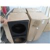 Image 1 : 2 New Q Power Speaker Box 13" x 32" (2 x $)