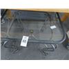 Image 2 : Metal Glasstop Side Table