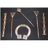 Image 1 : HAMLET 1990 FIBULE PINS AND JEWELRY LOT OF 6 METAL PIECES