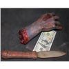 Image 2 : APOCALYPTO MAYAN DAGGER AND BLOODY SEVERED HAND SCREEN USED LOT 1
