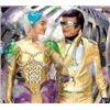 Image 3 : ROBOT 2.0 SPACE GIRL GOLD BUBBLE SCREEN MATCHED COSTUME COMPLETE