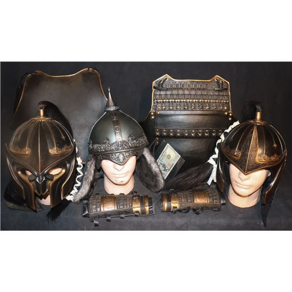 THE LAST AIRBENDER HELMET CHEST & BACK ARMOR & GAUNTLETS