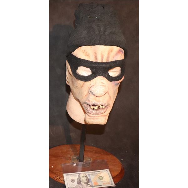 MASKED HENCHMAN FACE WITH HAT MASK